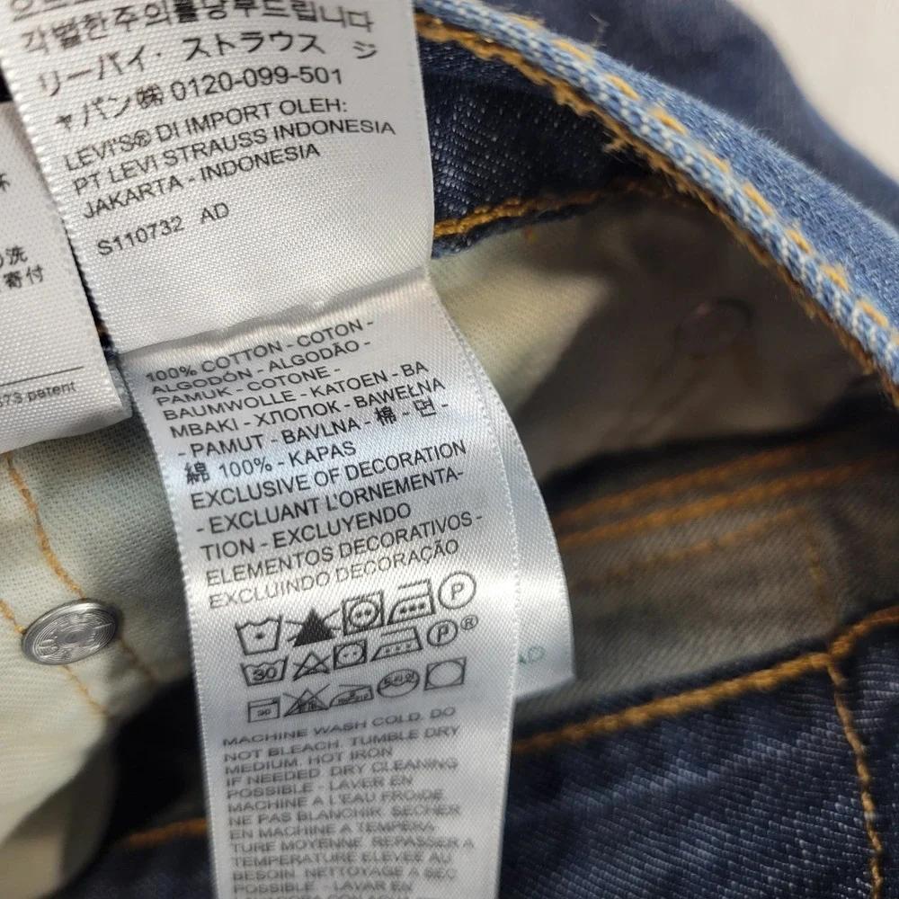 Levi's 527 Bootcut Jeans Mens 36x30 Blue Denim Medium Wash